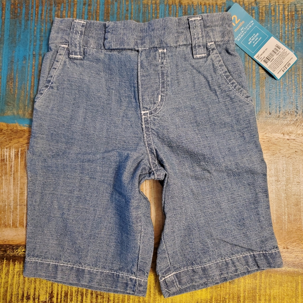 Baby Girl's Carter's 12-mo Capri Jeans Pants